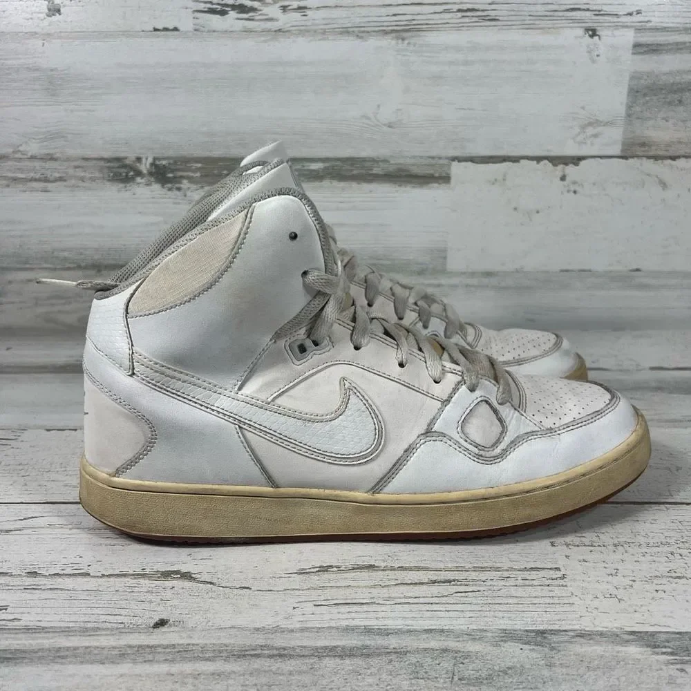 Nike Mens Son of Force Midrise Trainer Sneaker Athletic Shoes White Size‎ 11.5
